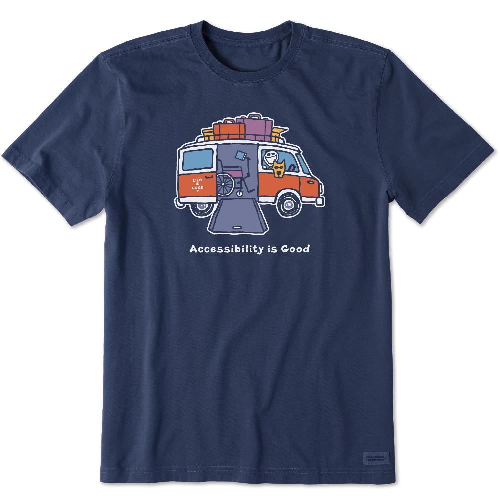 life is good Men's Accessibility is Good Short Sleeve Tee