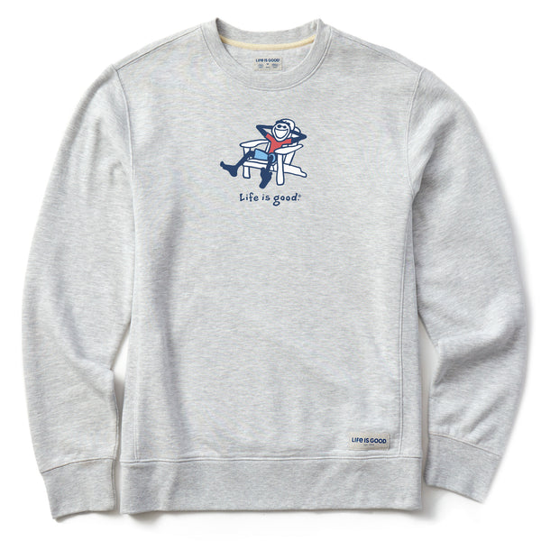 Life Is Good Men's Adirondack Jake Chill Simply True Fleece Crew