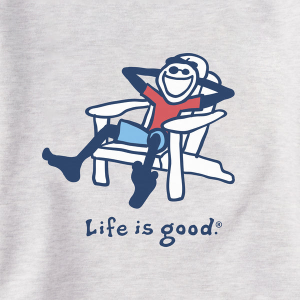 Life Is Good Men's Adirondack Jake Chill Simply True Fleece Crew