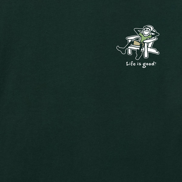 Life Is Good Men's Adirondack Jake Good Vibes Fleece Zip Hoodie