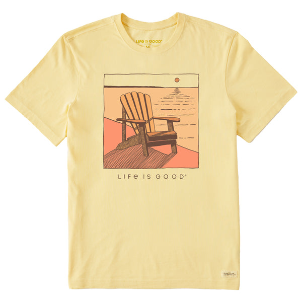 Life Is Good Men's Adirondack Sunset Short Sleeve Tee