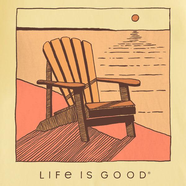 Life Is Good Men's Adirondack Sunset Short Sleeve Tee