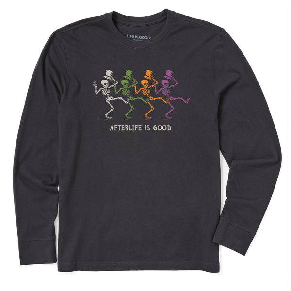life is good Men's Afterlife is Good Long Sleeve Crusher Tee