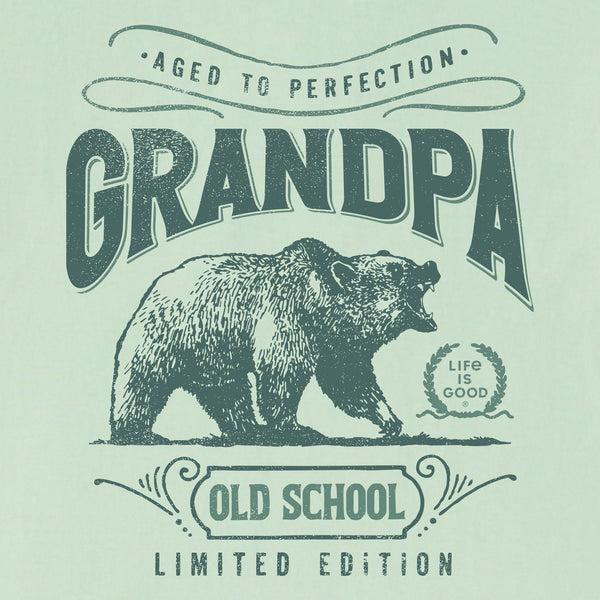 Life Is Good Men's Aged To Perfection Grandpa Short Sleeve Tee