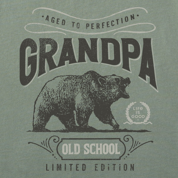 Life Is Good Men's Aged To Perfection Grandpa Short Sleeve Tee