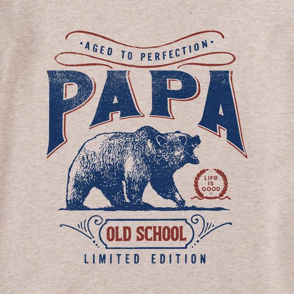 Life Is Good Men's Aged To Perfection Papa Short Sleeve Tee