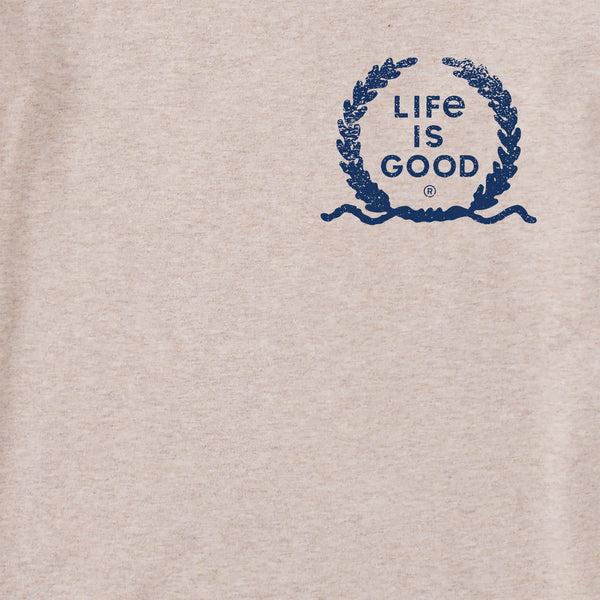 Life Is Good Men's Aged To Perfection Papa Short Sleeve Tee