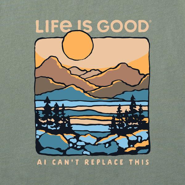Life Is Good Men's AI Can't Replace This Short Sleeve Tee