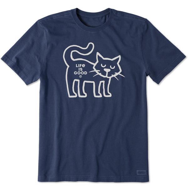 life is good Men's Al Outline Short Sleeve Crusher Tee