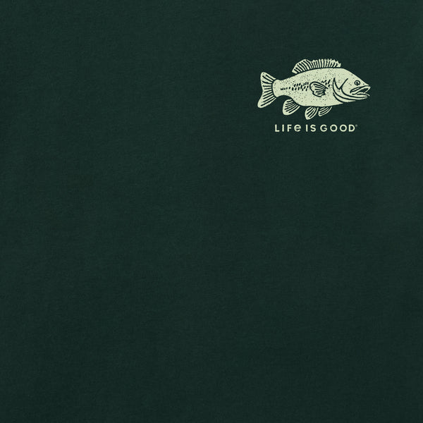 Life Is Good Men's All About That Bass Short Sleeve Crusher Tee