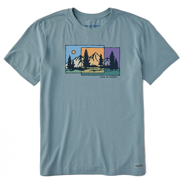 life is good Men's All Day All Night Short Sleeve Crusher Tee