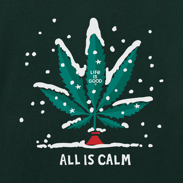 Life Is Good Men's All Is Calm Long Sleeve Crusher Tee