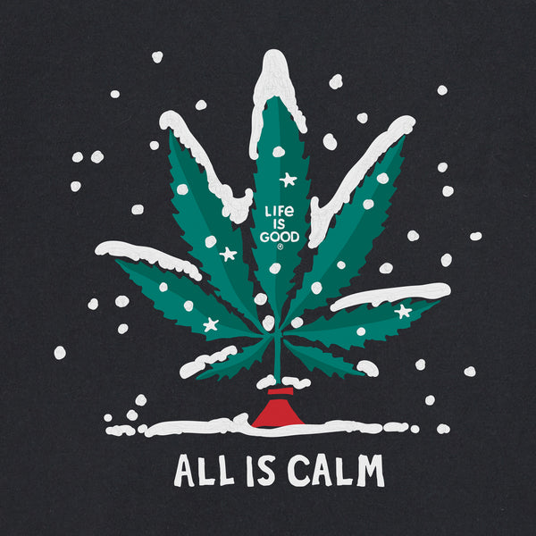 Life Is Good Men's All Is Calm Long Sleeve Crusher Tee