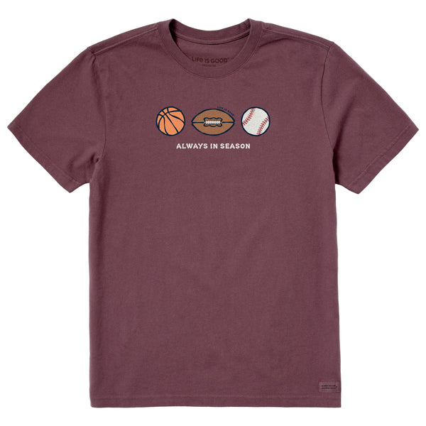 life is good Men's Always in Season Short Sleeve Crusher Tee