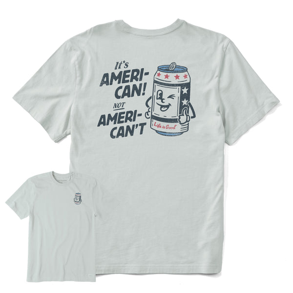life is good Men's Ameri-Can Short Sleeve Crusher-LITE Tee