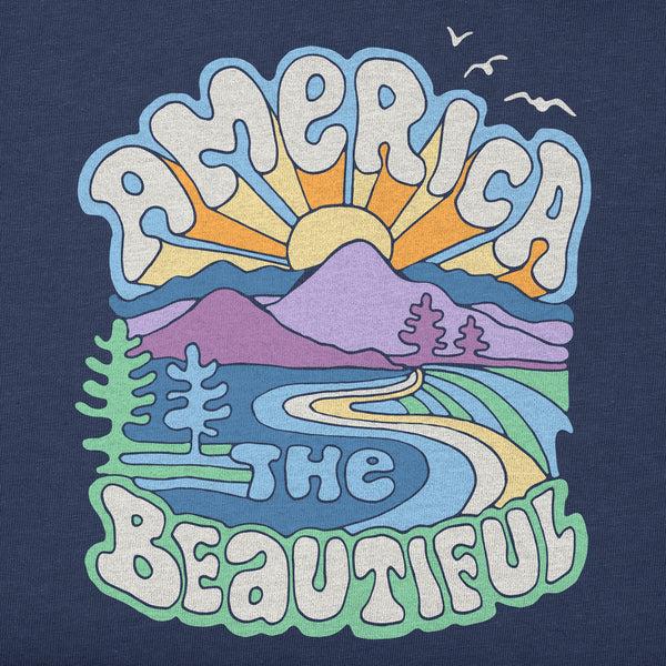 Life Is Good Men's America The Beautiful Short Sleeve Crusher Tee