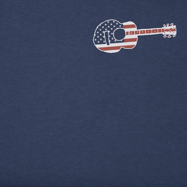 Life Is Good Men's Americana Guitarist Short Sleeve Crusher-LITE Tee