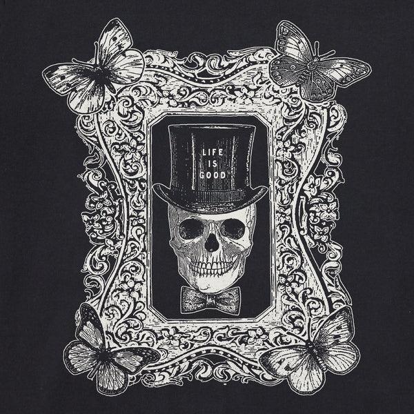 Life Is Good Men's Antique Treat Every Day Skull Long Sleeve Crusher Tee