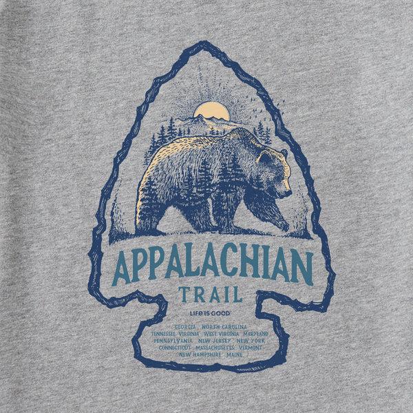 Life Is Good Men's Appalachian Trail Bear Short Sleeve Tee