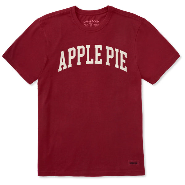 life is good Men's Apple Pie Athletic Arch Short Sleeve Crusher Tee