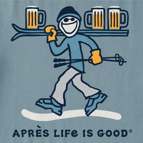 Life Is Good Men's Apres Life Is Good Long Sleeve Crusher Tee