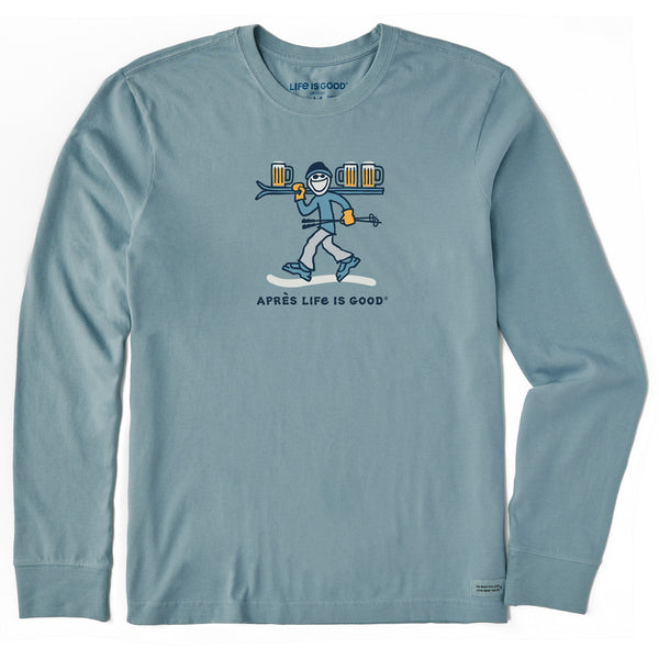 life is good Men's Apres Life is Good Long Sleeve Crusher Tee