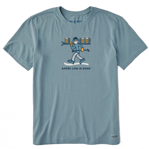 life is good Men's Apres Life is Good Short Sleeve Crusher Tee