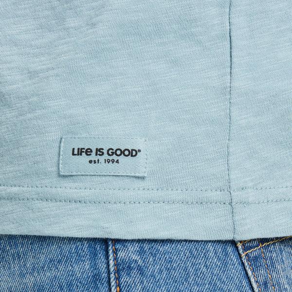 Life Is Good Men's Art Of Optimism Truck W Guitar Long Sleeve Slub Hoodie