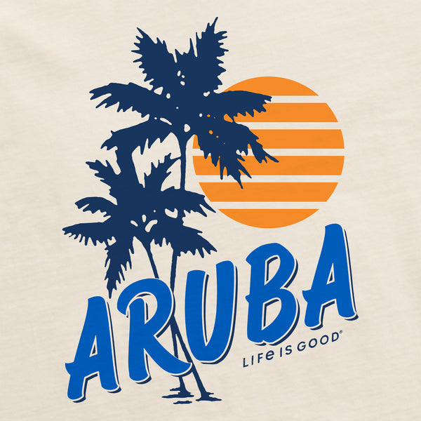 Life Is Good Men's Aruba Palms Short Sleeve Crusher Tee