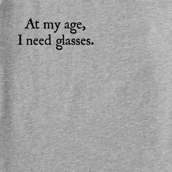 Life Is Good Men's At My Age I Need Glasses Medley Short Sleeve Tee