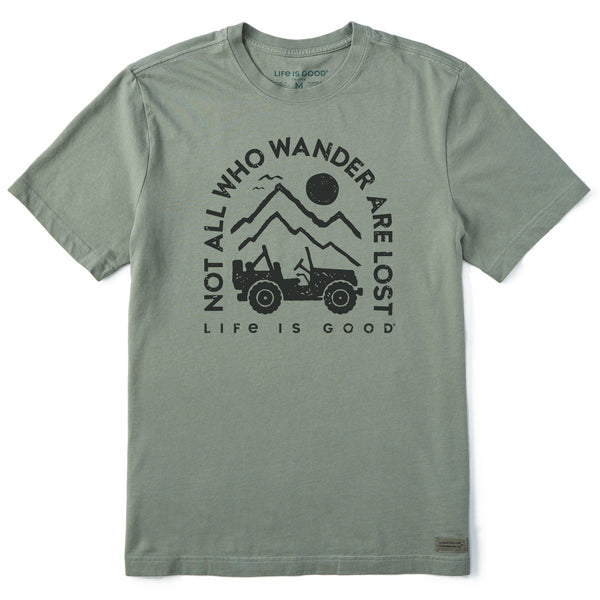 life is good Men's ATV Wander Short Sleeve Crusher Tee