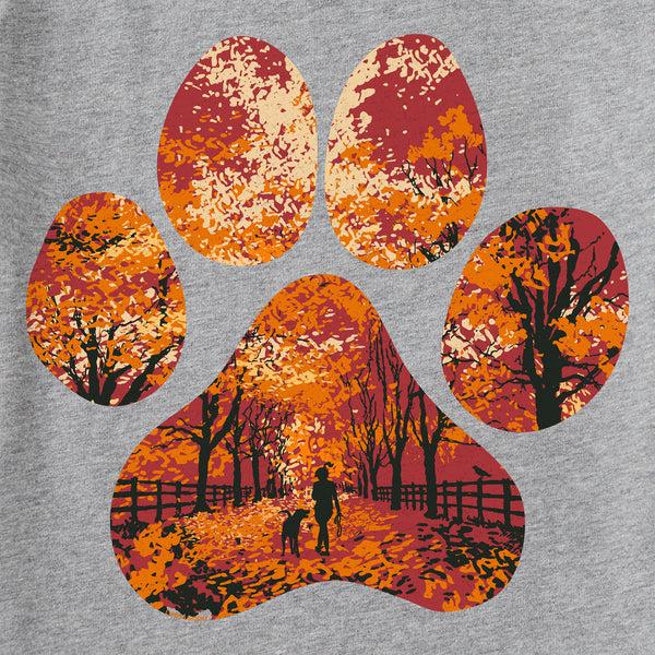 Life Is Good Men's Autumn Dog Walk Short Sleeve Crusher Tee