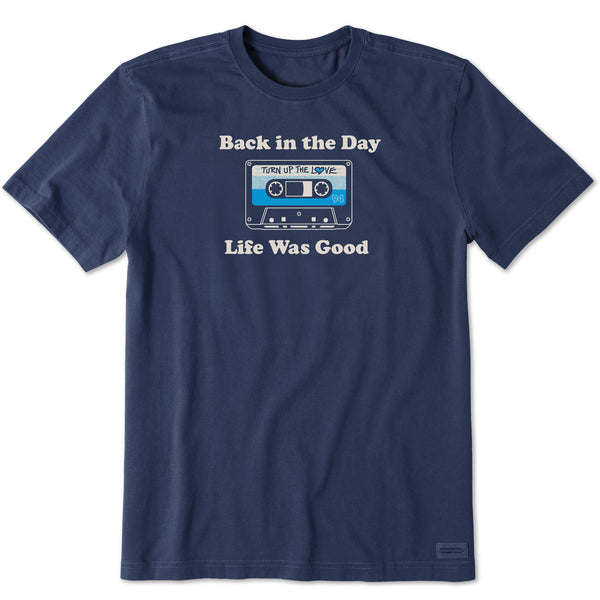 life is good Men's Back in the Day Cassette Short Sleeve Tee