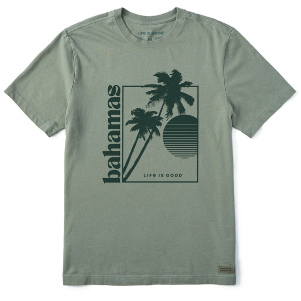life is good Men's Bahamas Sunset Short Sleeve Crusher Tee