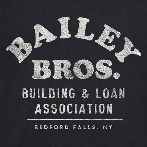 Life Is Good Men's Bailey Bros. Building U0026 Loan Assoc. Long Sleeve Crusher Tee