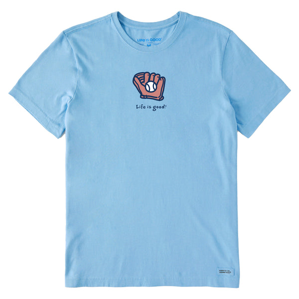 life is good Men's Ball u0026 Glove Short Sleeve Crusher Tee