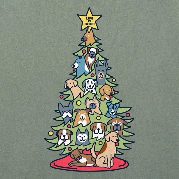 Life Is Good Men's Bark The Herald Tree Long Sleeve Crusher Tee