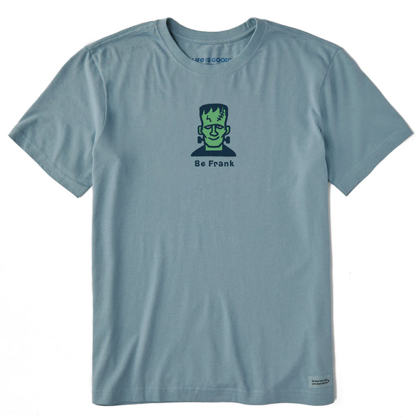 life is good Men's Be Frank Monster Short Sleeve Crusher Tee