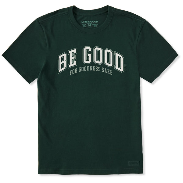 Life Is Good Men's Be Good For Goodness Sake Short Sleeve Crusher Tee