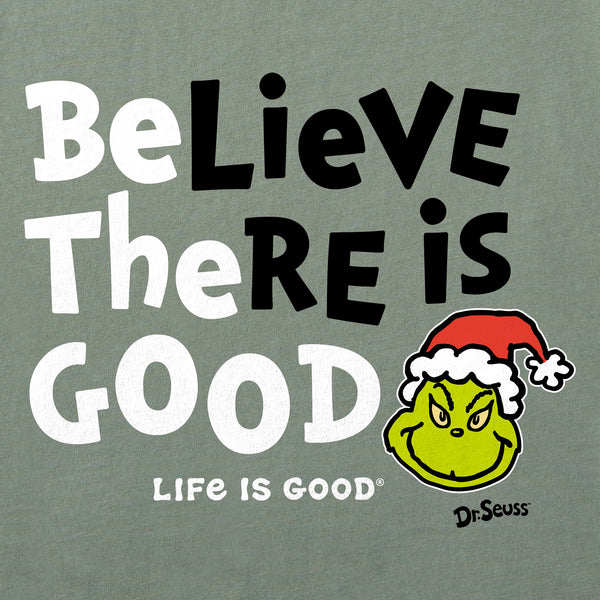Life Is Good Men's Be The Good Grinch Long Sleeve Crusher Tee