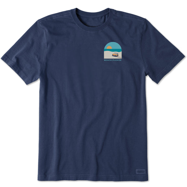 Life Is Good Men's Beach Please Truck Short Sleeve Tee