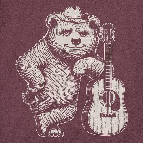 Life Is Good Men's Bear Guitar Short Sleeve Crusher Tee