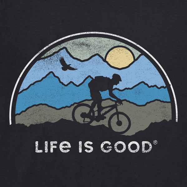 Life Is Good Men's Beautiful Biking Short Sleeve Tee