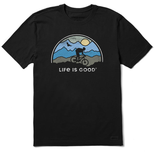 Life Is Good Men's Beautiful Biking Short Sleeve Tee