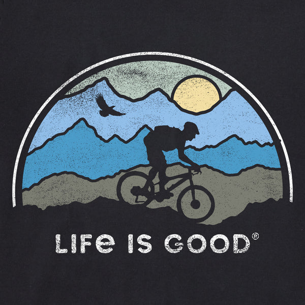 Life Is Good Men's Beautiful Biking Short Sleeve Tee