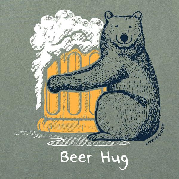 Life Is Good Men's Beer Hug Short Sleeve Crusher Tee