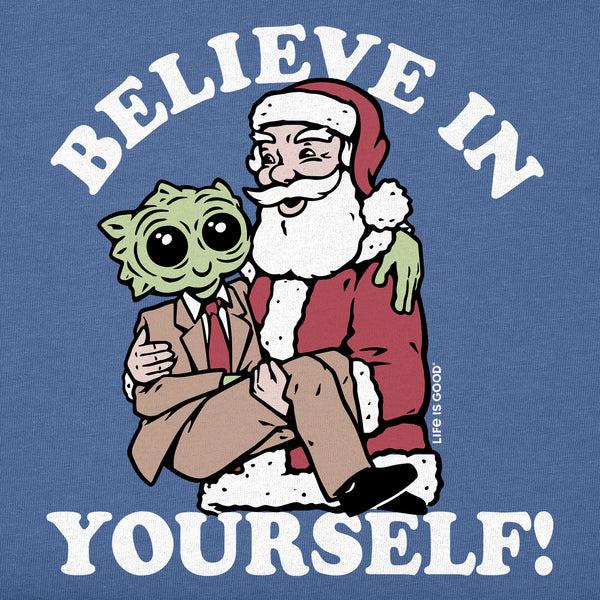 Life Is Good Men's Believe In Yourself Alien Long Sleeve Crusher Tee