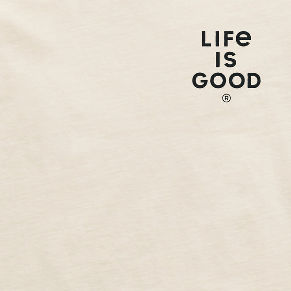Life Is Good Men's Bert's Booty Short Sleeve Crusher Tee
