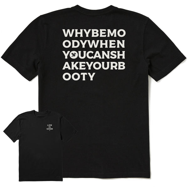 life is good Men's Bert's Booty Short Sleeve Crusher Tee