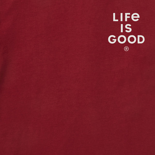 Life Is Good Men's Bert's Booty Short Sleeve Crusher Tee